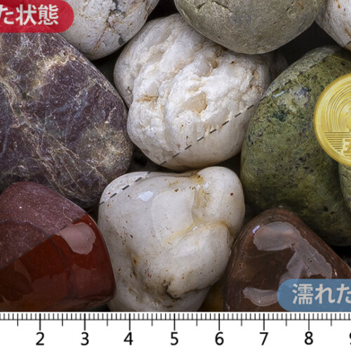 本五色石(天然)　中(28-35mm)内外