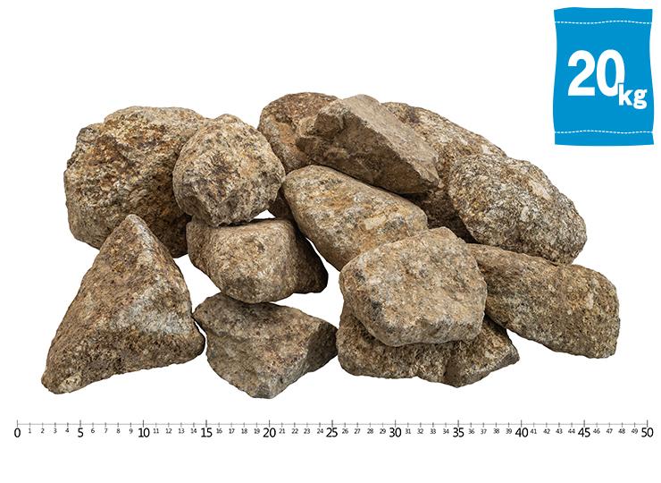 木曽石 ゴロタ　φ100-200mm内外