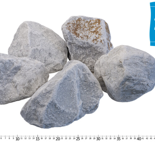 ビアンコカララ ロック　φ100-200mm内外