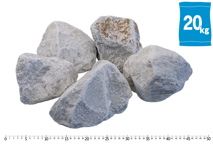 ビアンコカララ ロック　φ100-200mm内外