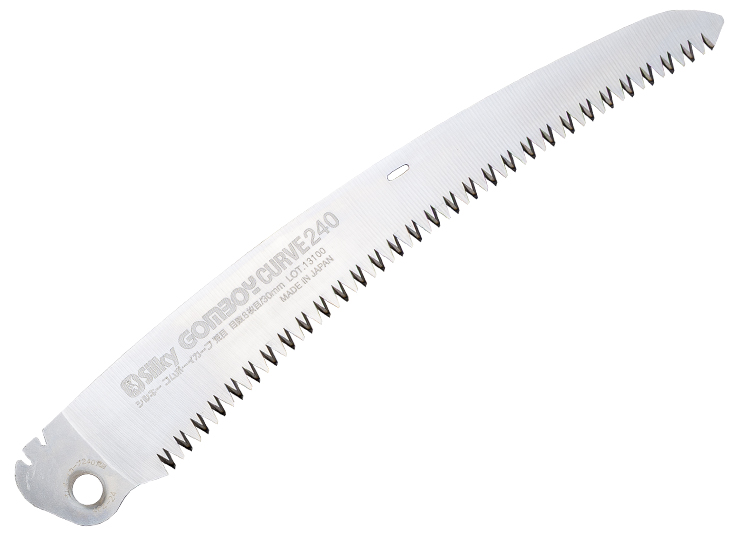 ユーエム工業　Silky ゴムボーイカーブ 荒目240 替刃 240mm 464-24