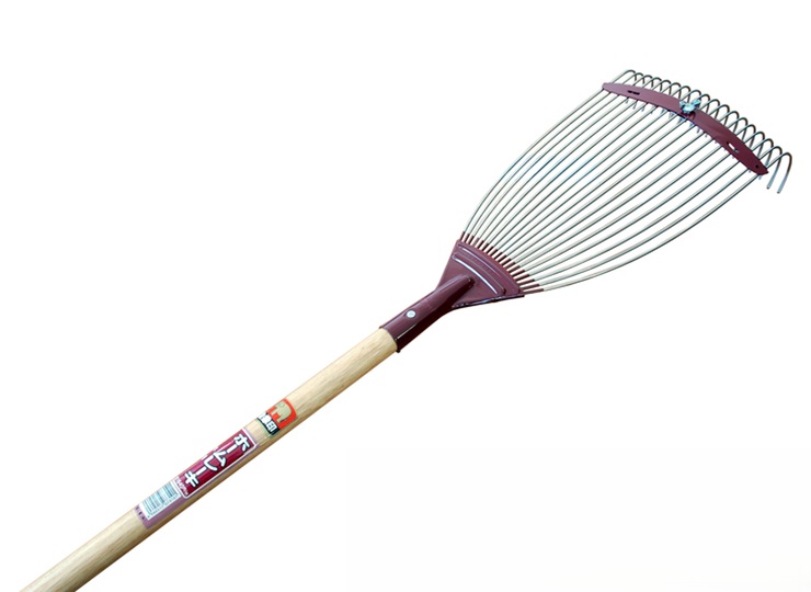 浅香工業　金象印 ホームレーキ木柄　1640mm